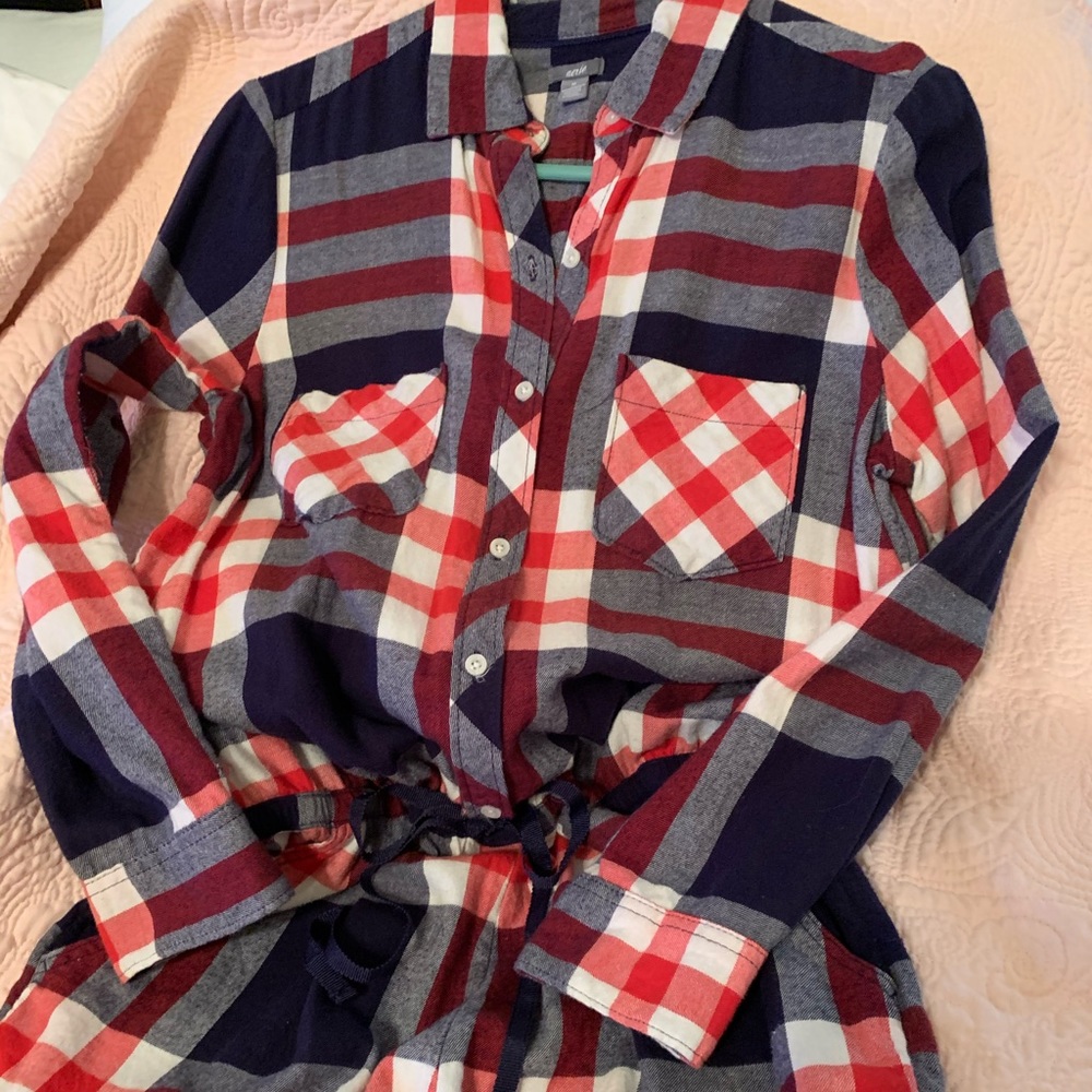 Aerie * plaid romper.. so comfy & cute.